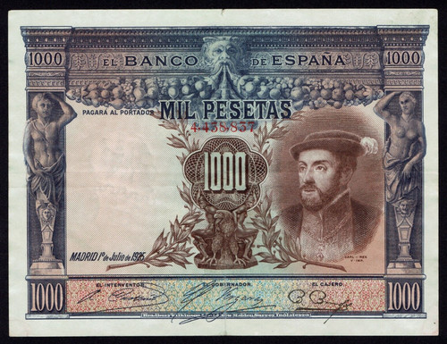 Billete españa 1000 - espaÑa,
