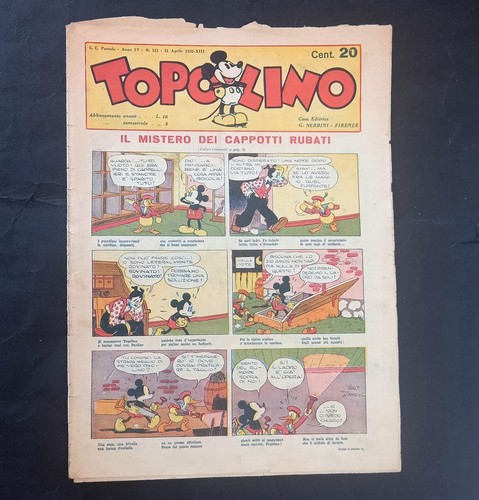 Topolino giornale 121 - topolino,