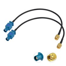 Eightwood DAB Antenna Fakra adattatore SMA Autoradio TV DAB GPS Fakra Z a SMA