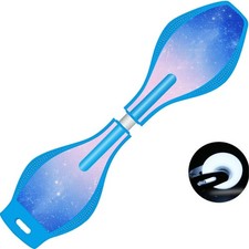 Tavola caster blu giovanile ruote LED waveboard skateboard 8+