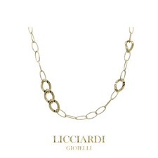 Collana donna girocollo catena oro giallo 18kt