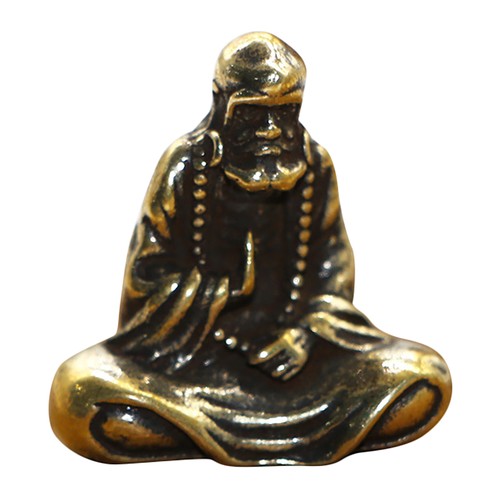 Retro brass buddha - buddha, statue