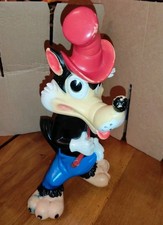 LUPO EZECHIELE PUPAZZO IN  GOMMA LEDRA PLASTIC WALT DISNEY   Vedi Foto  