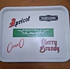 VASSOIO PUBBLICITARIO F.LLI VLAHOV PESCARA MISURA 37 X 28 CM VEDI FOTO