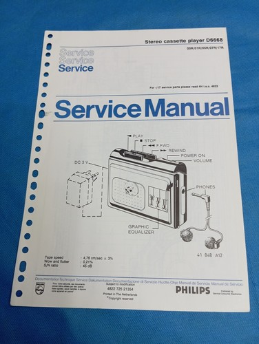 Philips d6668 vintage stereo - d6668,