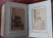 album fotografico con 24 cdv periodo 1860-1870 di nobile famiglia francese