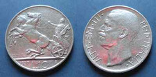 W) 10 LIRE 1927 BIGA -