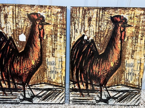 Coppia stampe gallo bernard - gallo,