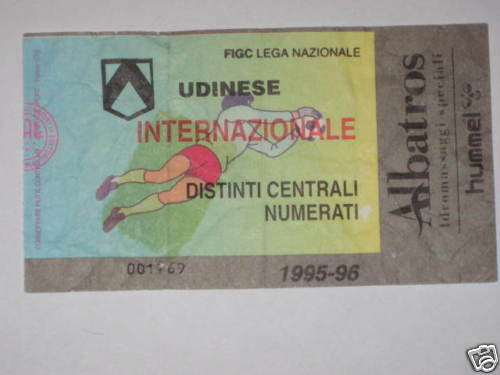Udinese inter biglietto - -,