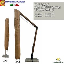 Custodia Copri Ombrellone Decentrato Giardino 2-3X3 3X4 Rivestimento Protettivo