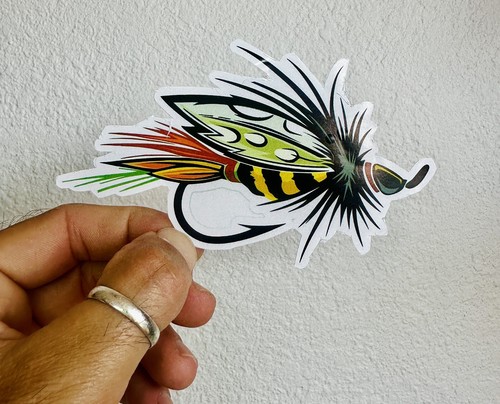 Adesivo pesca mosca - pesca,