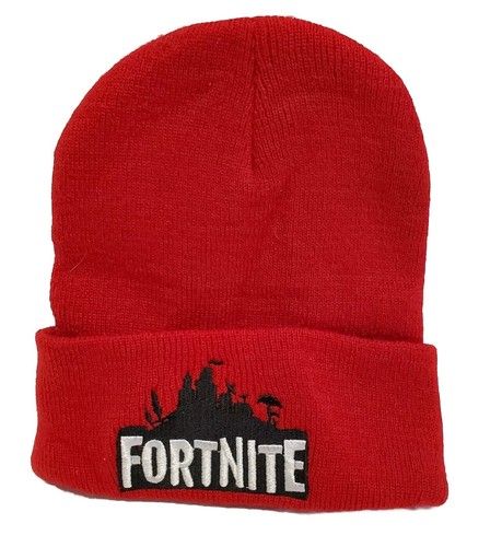 Fortnite red beanie hat - beanie,