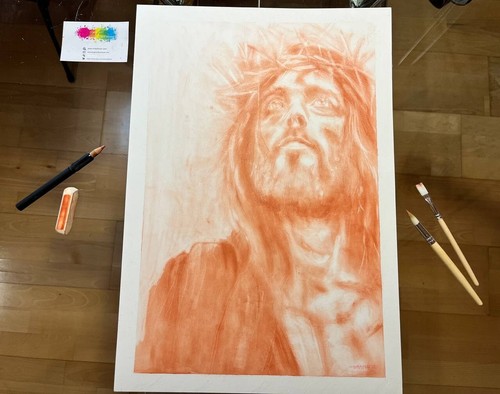 Disegno originale con - , matita