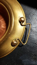 PICCOLO BRACIERE RAME OTTONE DIAMETRO CM 11,0