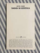David Hume - SAGGI DI ESTETICA - Pratiche Editrice 1994