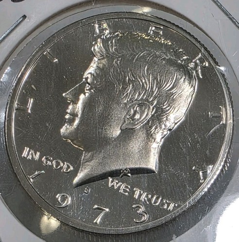 1973 proof kennedy mezzo - proof,