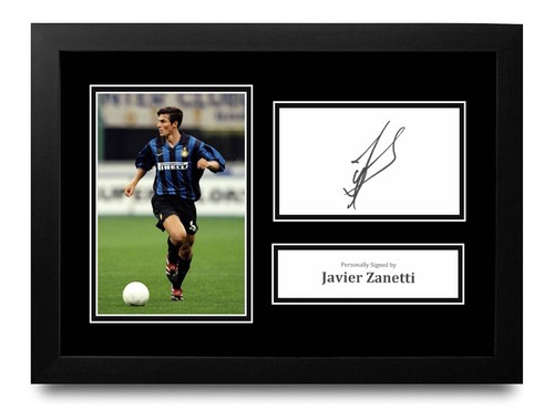 Javier zanetti signed - zanetti, a4