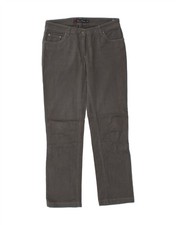 CONTE OF FLORENCE Womens Casual Trousers IT 42 Medium W30 L28 Grey BD15