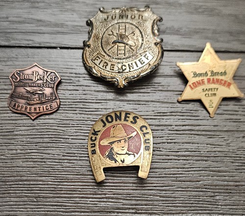 Distintivo pompiere vintage