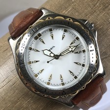 Orologio uomo blu fossile