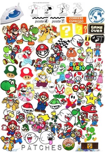 Patch super mario bros toppa - super,