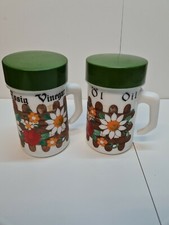 Arcopal Barattolo Contenitore Set Olio Aceto Porta olio Porta Aceto cerve parma