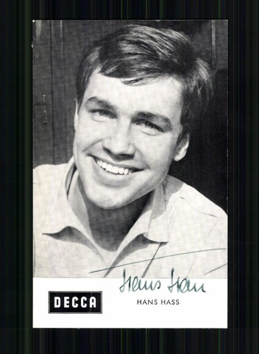 Hans hass decca cartolina - decca,