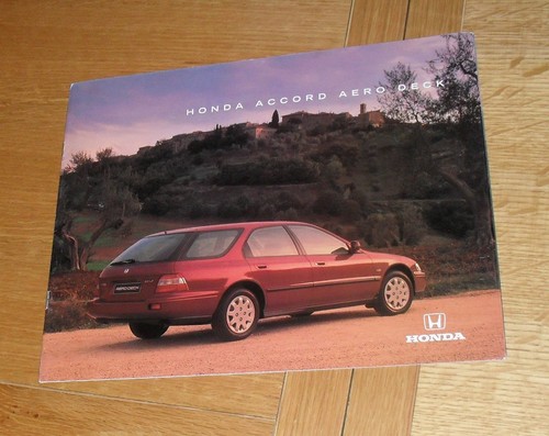 Brochure honda accord - brochure, aerodeck