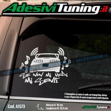 Adesivo Se non mi vedi mi