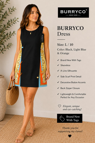 Burryco vestito donna - vestito,