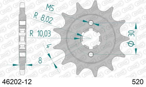Pignone afam 46202 passo - 46202-12,
