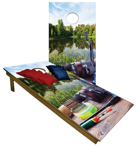 Cornhole set gioco - cornhole, lancio