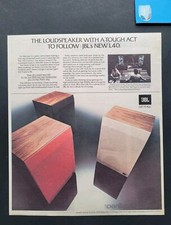JBL L40 Speaker Promo Print