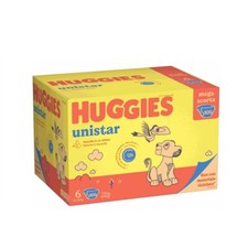 Huggies Unistar Pannolini MegaPack Pacco Scorta Taglia 6 (15-30Kg) 105 Pannolini