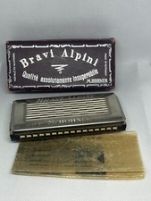Armonica Bravi Alpini Made by M.hohner Germany vintage da collezione epoca