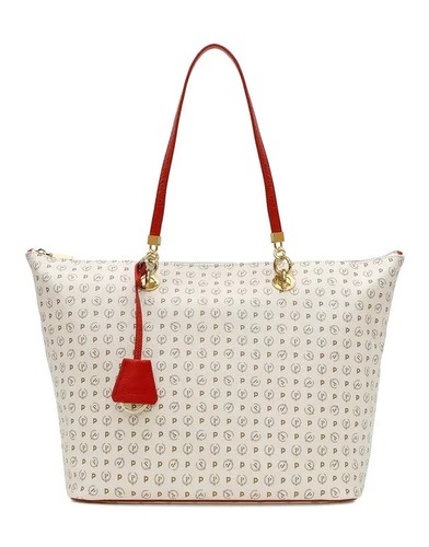 Pollini heritage ivory shopper - pollini,