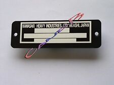 PLAQUE   KAWASAKI   Z1000