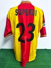 MAGLIA LECCE SUPERBI UNWASHED MATCH WORN SHIRT JERSEY CAMISETA 2001/2002 COA