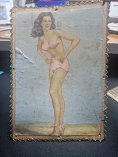 Cartolina Vintage Donna In Bikini