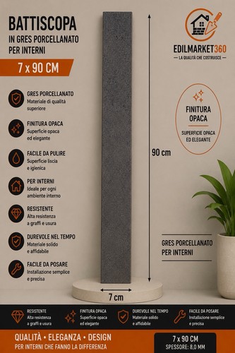1pz battiscopa magnetic - (90cm),