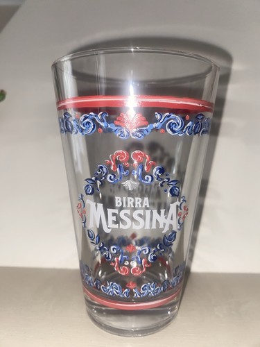 Bicchiere birra messina - birra,