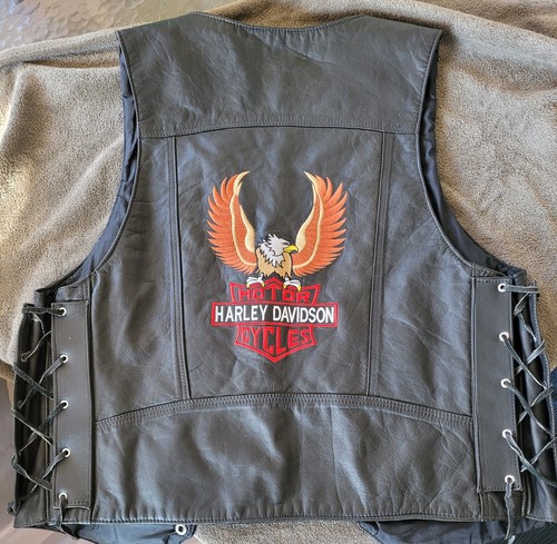 Harley davidson gilet pelle - harley,