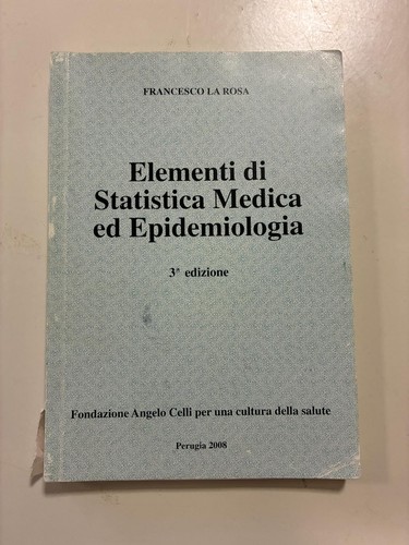 Elementi statistica medica - elementi,