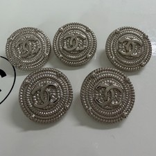 Set bottoni argento - 5, chanel