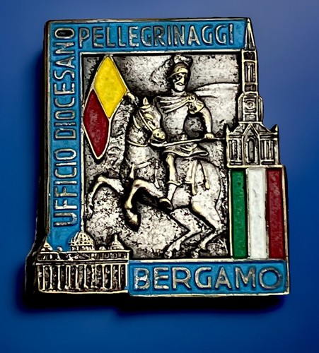 Spilla medaglia religiosa