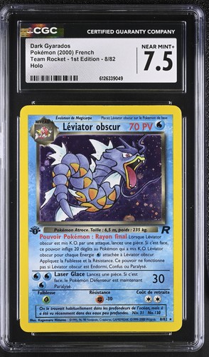 Cgc dark gyarados 8 82 - 7.5,