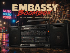 Embassy boombox rare - embassy,