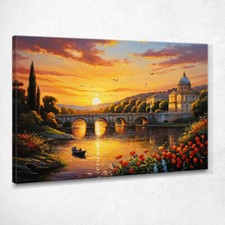 Quadro Moderno Città Astratto