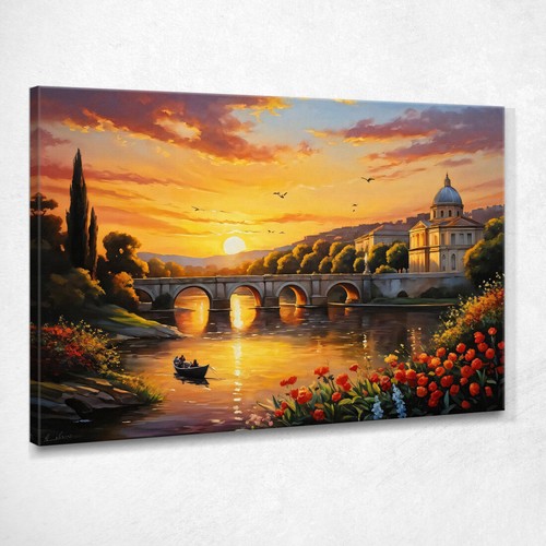 Quadro moderno città astratto - quadro,