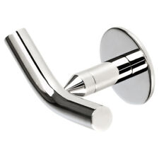 Gancio inox per arredo da bagno porta accappatoio asciugamani e teli da doccia